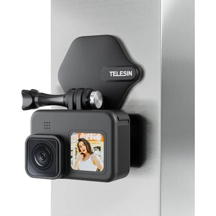 TELESIN Set von Magnethaltern, Actioncam-Zubehör, Modell TE-MMK-002 – Bild 6
