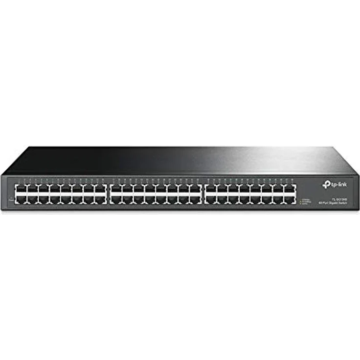 tp-link TL-SG1048, 48-Port Gigabit Netzwerk-Switch, 19 Zoll Rackmount, Unmanaged, 96 Gbit/s Switching-Kapazität – Bild 1