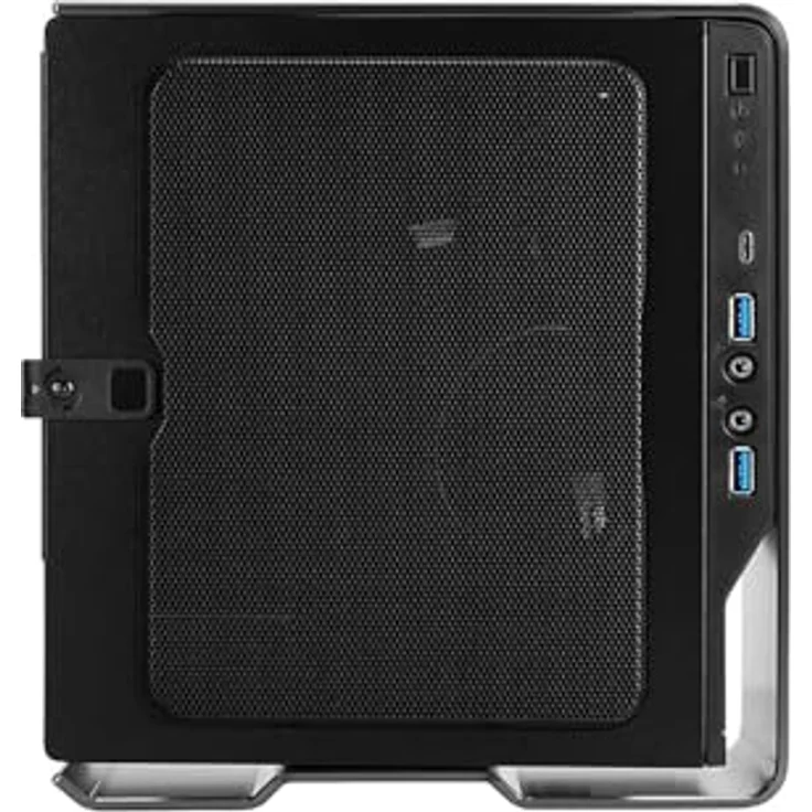 In Win Chopin MAX Mini-ITX Gehäuse, 200 W 80+ Gold, silber, Platz für 2x 2,5-Zoll-SSDs, inklusive USB 3.2 Gen 2x2 Type-C – Bild 3