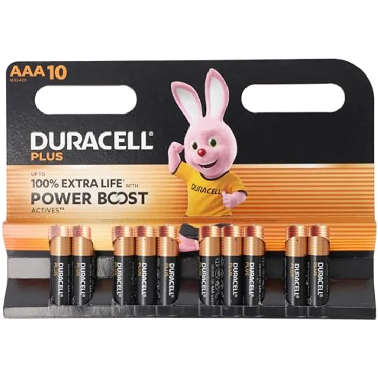 Duracell Plus Power Boost AAA Batterien, 10er Blister mit Power Boost Formel für optimierte Leistung – Bild 2