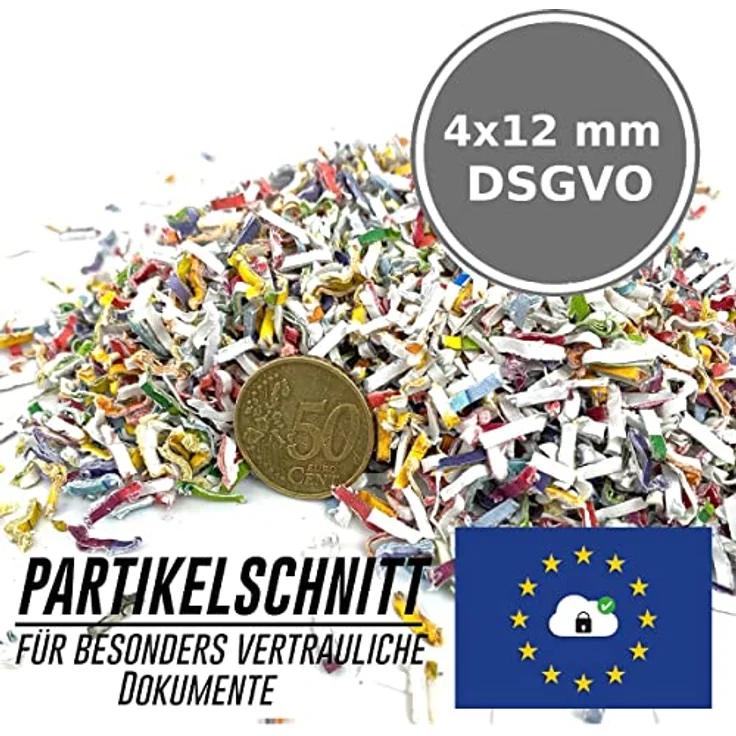 LMG Aktenvernichter Auto120P4, Partikelschnitt 4 x 12mm, 120 Blatt, P4, Autofeed – Bild 7
