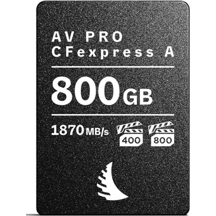 Angelbird AV PRO CFexpress Type A V4, 800 GB Speicherkarte für 8K-RAW+ und Serienbildfotografie