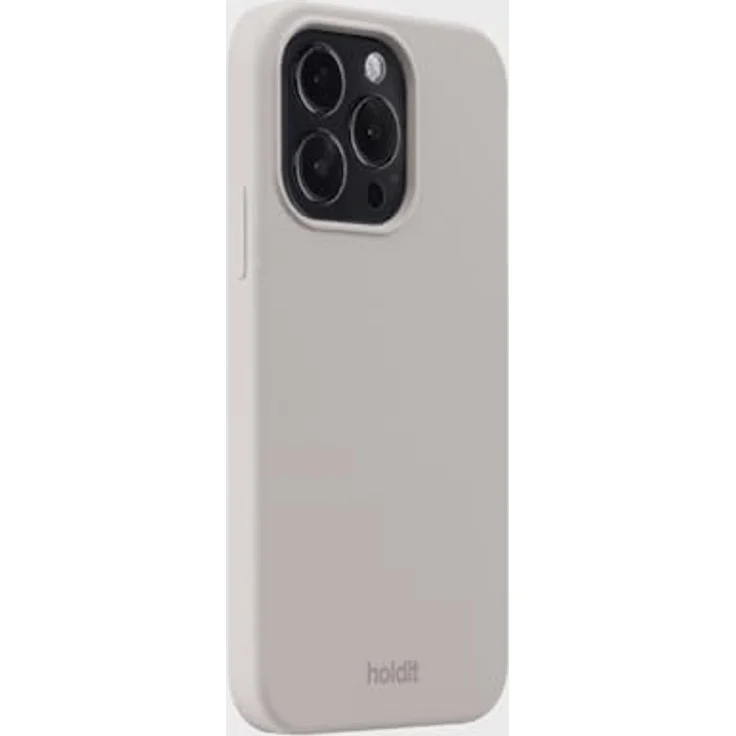 HOLDIT Silicone Case Backcover für Apple iPhone 15 Pro, taupe – Bild 2