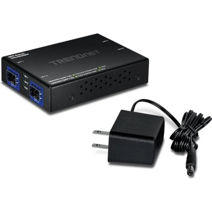 Trendnet 4-Port Gigabit Switch, unmanaged Netzwerk Switch mit 8 Gbit/s Kapazität, lüfterlosem Design, Schwarz – Bild 6
