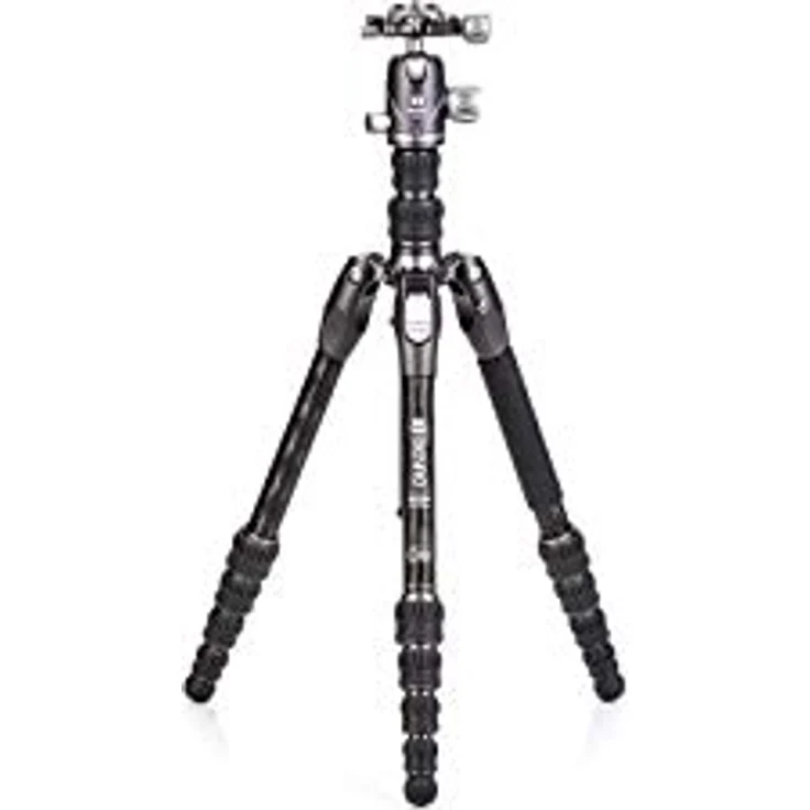 Benro Carbon Fibre Zero Series Tripod/Monopod with VX20 Ballhead, 5 Leg Sections, Twist Leg Locks, Padded Carrying Case (FRHN05CVX20) Max Height 139.5 cm – Bild 1