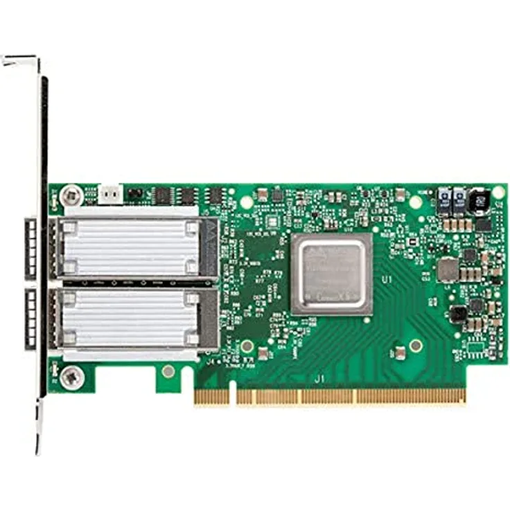 Mellanox ConnectX5 NIC 100GbE DP QSFP28 PCIe3.0, Netzwerkkarte mit 2 Anschlüssen und 100 Gbit/s Geschwindigkeit