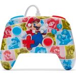 PowerA Verbesserter kabelgebundener Controller für Nintendo Switch - Mario-Heldenrolle, Gamepad, 3.5mm-Audiobuchse, programmierbare Tasten, offiziell lizenziert