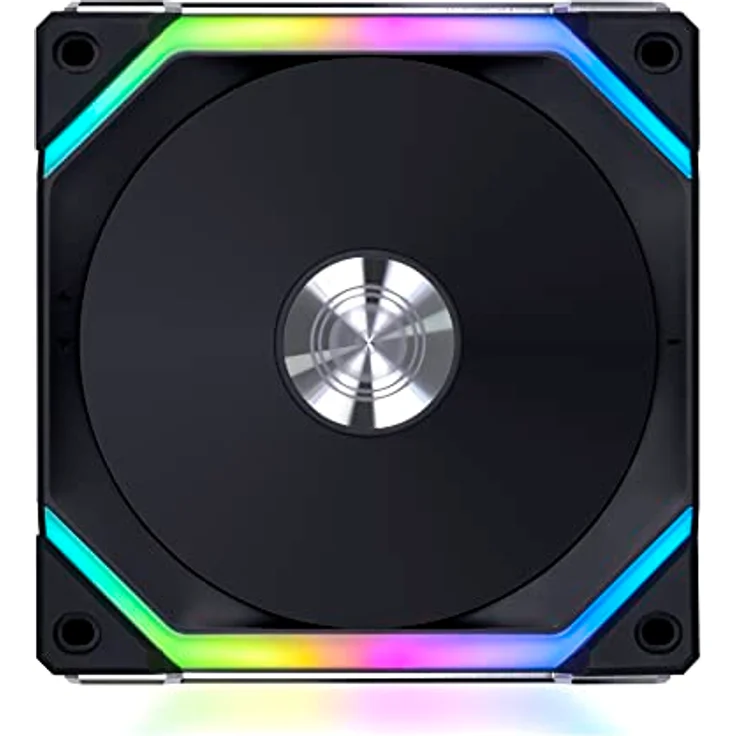 Lian Li PC Lüfter 120mm UNI FAN SL120 V2 RGB PWM - PC Fan - L-Connect 3-Software - 32 RGB-LEDs - Gehäuse Lüfter - RGB Lüfter 120mm - Gehäuselüfter 120mm - Lüfter PC - PC Lüfter RGB - Schwarz – Bild 2