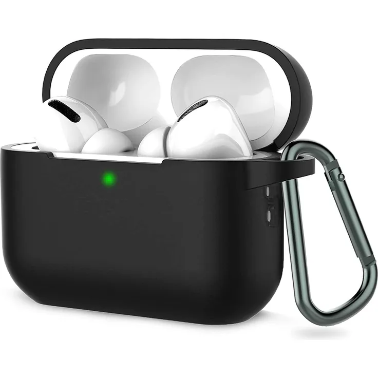 AVANA Apple AirPods Pro 2 Generation Schutzhülle in Schwarz, Schutz 360°, Slim Fit, Ladecase Tasche
