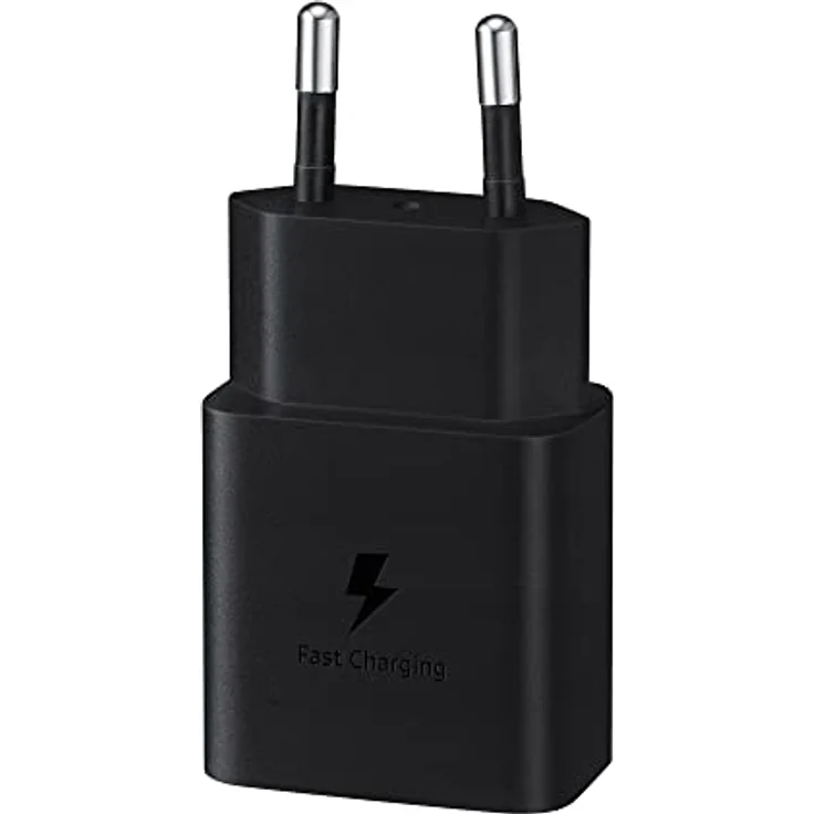 Samsung 15 Watt USB Type-C Schnellladeadapter, Ladegerät, Schwarz – Bild 2