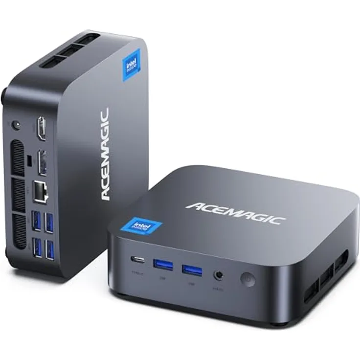 ACEMAGIC Mini PC i9-13900HK, 32GB DDR4 RAM, 1TB PCIe 4.0 SSD, WiFi 6E, USB4 Type-C, HDMI 2.0, Windows 11 Pro, Micro Desktop Computer für Gaming und 3D Rendering