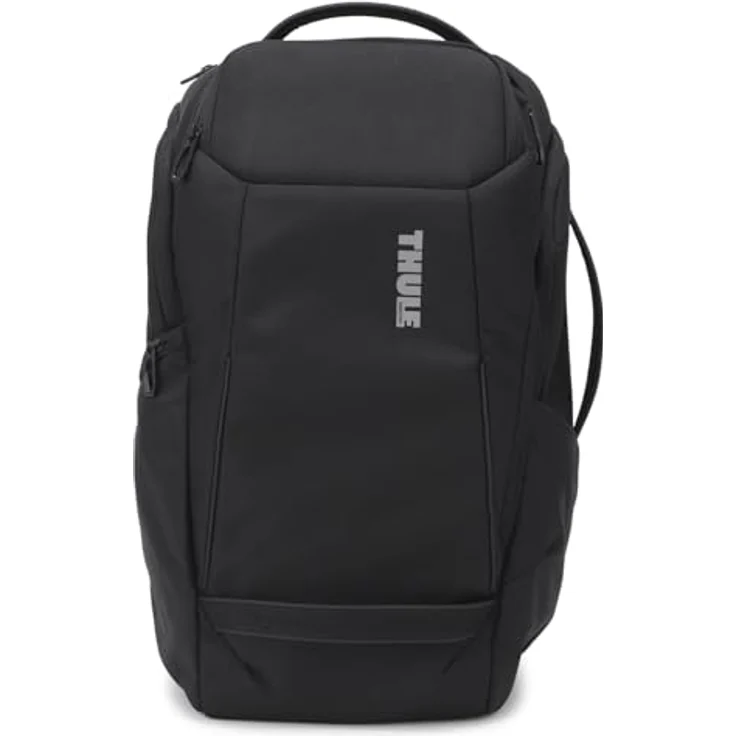 Thule Accent - 28L Laptop-Rucksack mit gepolstertem Laptop-Schutz für Geräte bis 17 Zoll, SafeZone-Fach und Trolley-Befestigung, Schwarz – Bild 2