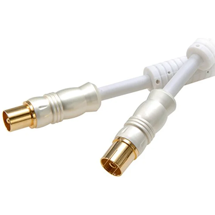 Vivanco 7/110 15-N - Antennenkabel - IEC-Anschluss (M) bis IEC-Anschluss (W) - 1.5 m - Dreifachisolierung - 110 dB – Bild 2