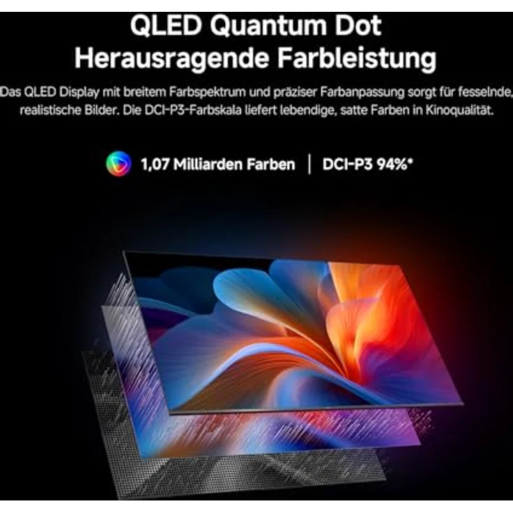Xiaomi TV F Pro 65, 165 cm 4K UHD QLED Smart TV mit Fire OS8, Triple Tuner, HDR10+, 120Hz Game Boost Mode und Sprachsteuerung – Bild 3