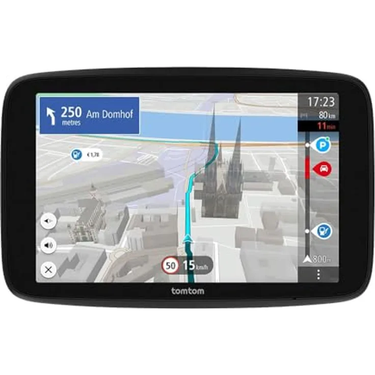 TomTom Go Navigator 7, 17,8 cm (7 Zoll) Navigationsgerät mit 32 GB, Ganz Europa, Wi-Fi, Bluetooth, Radarkamerawarnungen