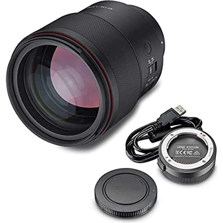 Samyang AF 135mm F1.8 FE Teleobjektiv mit Autofokus, lichtstark, für Sony E-Mount, inkl. Lens Station, wettergeschützt, 772 g, ideal für Porträts und kreative Fotografie