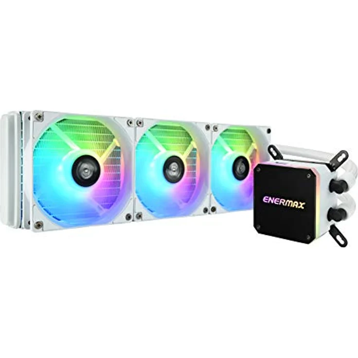 Enermax LiqMax III ARGB 360 Weiß, AIO Liquid Cooler, Watercooling für Intel/AMD-Prozessoren, ARGB-Lüfter (ELC-LMT360-W-ARGB) – Bild 2