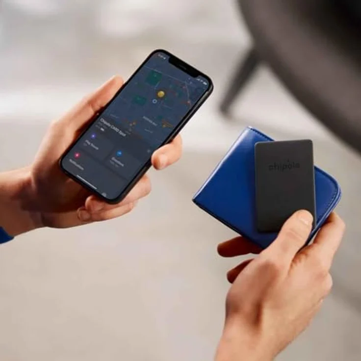 Chipolo Card Spot, Tracker für Apple (iOS) mit Siri-Integration, Schwarz – Bild 3