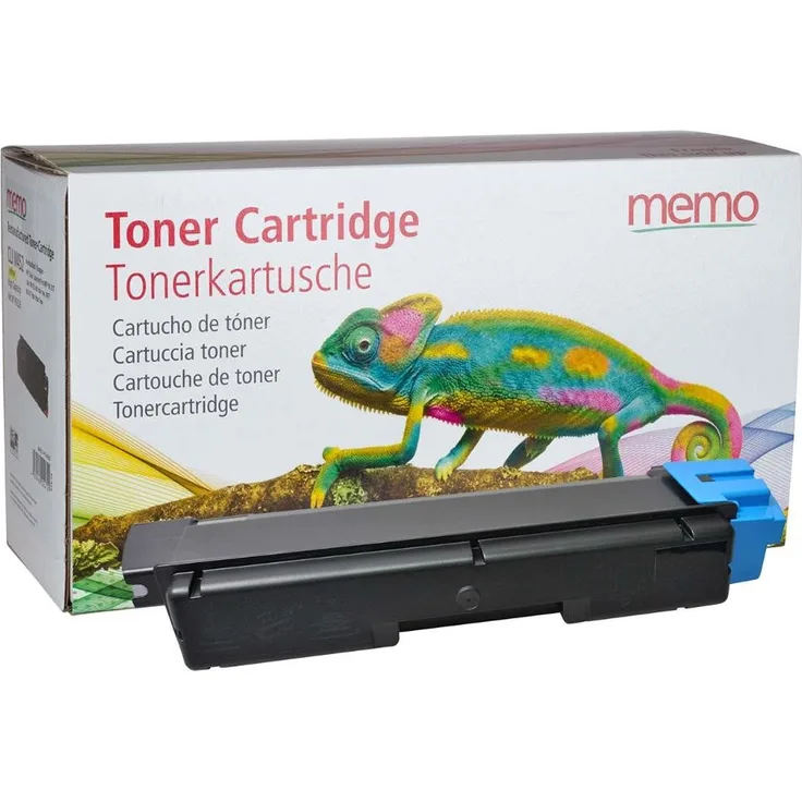 memo Tonerpatrone TK-590C, Cyan, ersetzt Kyocera, ideal für FS-C2026/5250, für ca. 5.000 Seiten