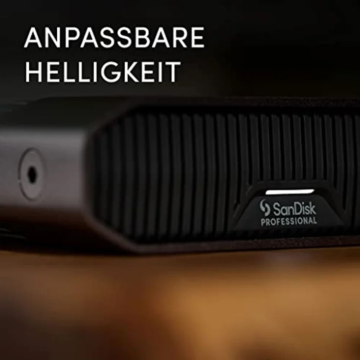SanDisk PROFESSIONAL G-DRIVE 6 TB Desktop-Festplatte (schnelle Backups, 250 MB/s Lese- und Schreibgeschwindigkeit, USB-C, integrierte Ultrastar-Festplatte 7.200 U/min) – Bild 5