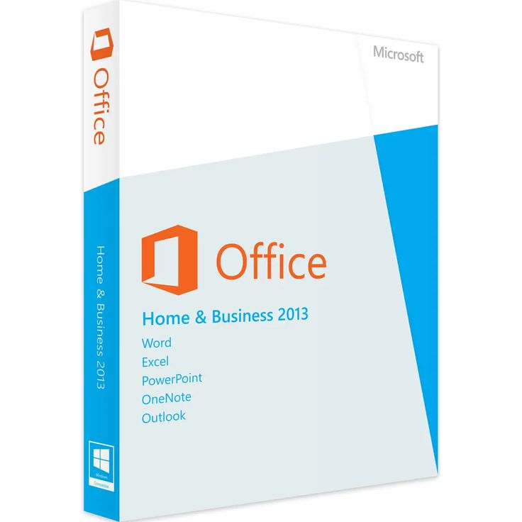 Microsoft Office 2013 Home and Business, Büroanwendungssoftware für Windows mit Word, Excel, PowerPoint, OneNote und Outlook