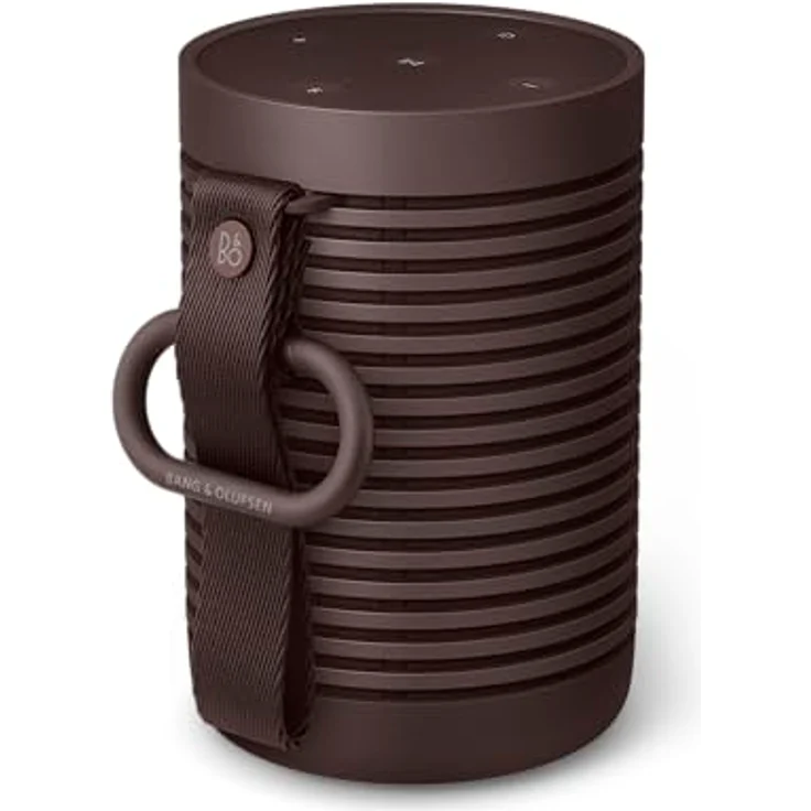 Bang & Olufsen Beosound Explore – Kabelloser tragbarer Bluetooth Outdoor-Lautsprecher, IP67 wasserdicht, 27 Stunden Akkulaufzeit - Chestnut – Bild 1