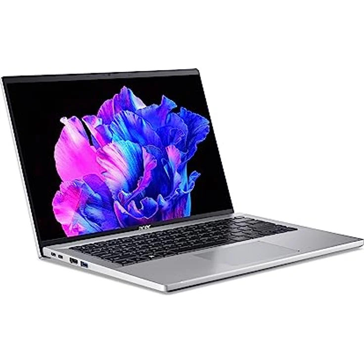 Acer Swift Go (SFG14-71-51JU) Ultrabook/Laptop | 14" WQ2.8K OLED Display | Intel Core i5-1335U | 16 GB RAM | 512 GB SSD | Intel Iris Xe Grafik | Windows 11 | QWERTZ Tastatur | Silber – Bild 3