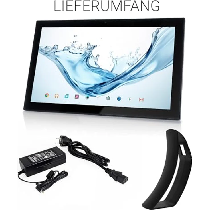 XORO 21,51" (54,6 cm) MegaPAD 2154 V7 Tablet-PC mit FullHD Multitouch IPS Display, Android 13, 64Bit SixCore CPU, 4GB RAM, 64 GM Speicher, Dual WLAN, GigaBit LAN, Bluetooth, Mikrofon, Kamera – Bild 5