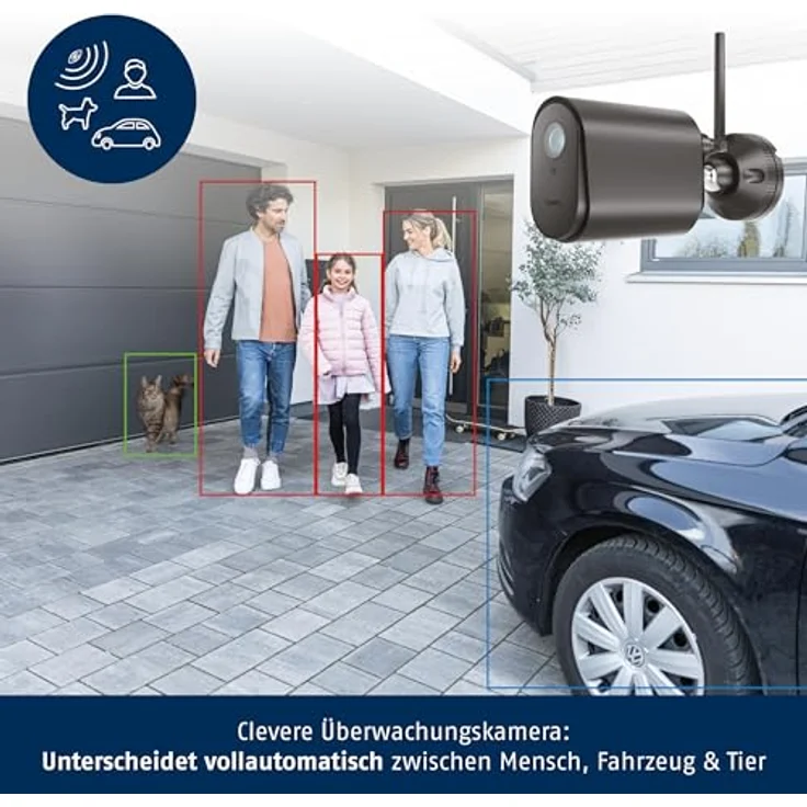 ABUS SmartLook Überwachungskamera mit Bewegungserkennung, Objekterkennung, 4K-Aufzeichnung, Nachtsicht & App – Bild 2