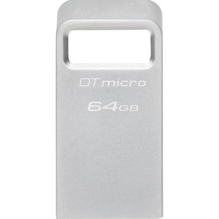 Kingston DATATRAVELER MICRO 128GB USB-Stick, USB 3.2, Lesegeschwindigkeit 200 MB/s, Metallgehäuse – Bild 2