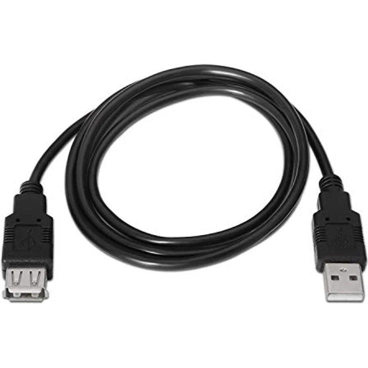 AISENS A101-0016 - USB Kabel (1,8 m, USB A, USB A, 2.0, Schwarz) – Bild 3