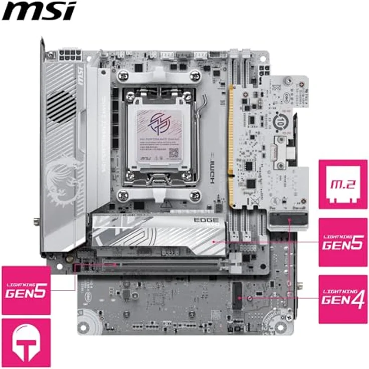 MSI MPG X870I Edge TI EVO WiFi, Mini-ITX Mainboard mit Wi-Fi und optimierter Kühlung – Bild 5