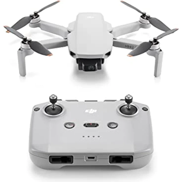 DJI Mini 2 SE, leichte und faltbare Mini-Kameradrohne mit 2.7K Video, intelligenten Modi, 10 km Videoübertragung, 31 min Flugzeit, unter 249 g, einfach zu bedienen, Fotoshooting, Straßenaufnahmen – Bild 1