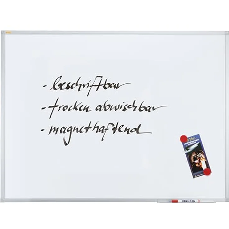 Franken Whiteboard SC3102 X-tra!Line, 60 x 90 cm, lackiert, mit Aluminiumrahmen – Bild 1