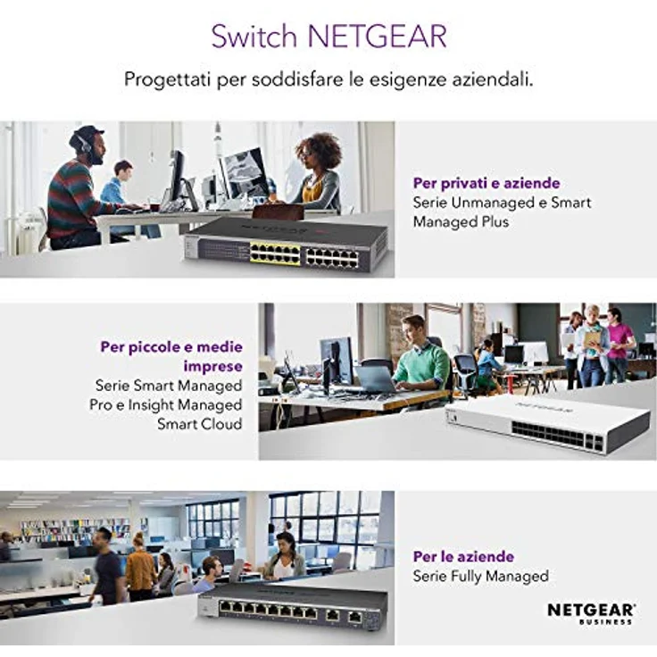 NETGEAR GS324TP 24-Port Gigabit Ethernet LAN PoE Switch Smart Managed Pro (24x PoE+ 190W & 2x 1G-SFP, Webmanaged Switch für Desktop--Rack-Montage, VLAN, IGMP, QoS, mit ProSAFE Lifetime-) – Bild 5