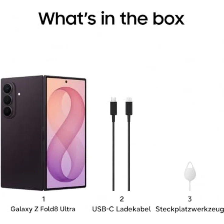 SAMSUNG Galaxy Z Fold8 Ultra, Smartphone mit 512 GB Speicher, Dual SIM, Violet Shadow – Bild 8