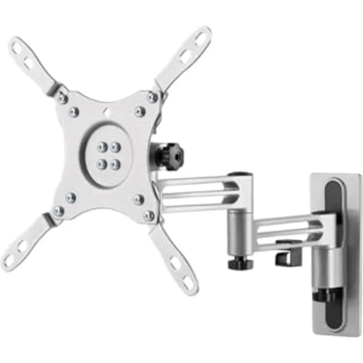 goobay Universal TV Wandhalter 71989, schwenkbar & neigbar, ausziehbar bis 38,6 cm, max. 15 kg, für 13-43 Zoll TVs, VESA 200x200 mm, ideal für Wohnmobile