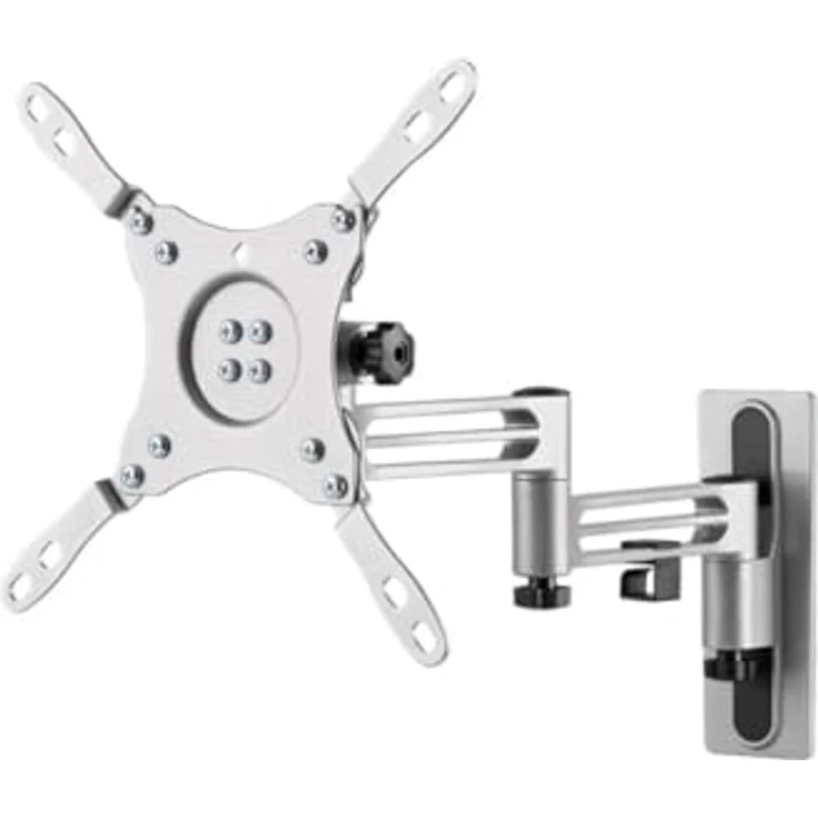 goobay Universal TV Wandhalter 71989, schwenkbar & neigbar, ausziehbar bis 38,6 cm, max. 15 kg, für 13-43 Zoll TVs, VESA 200x200 mm, ideal für Wohnmobile – Bild 1