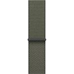 Apple Sport Loop, 46 mm, atmungsaktives Armband aus recyceltem Nylon, Waldgrün, One Size