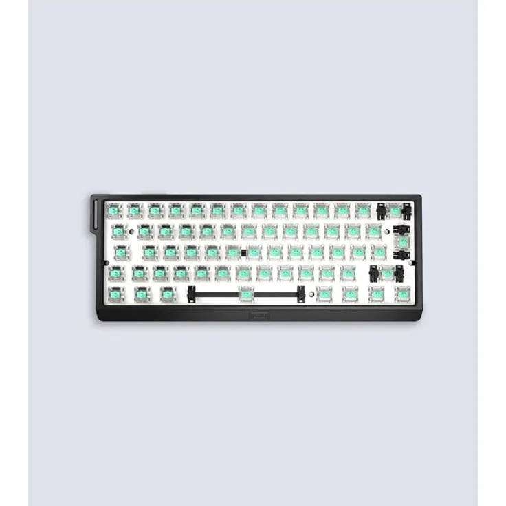 Wooting 60HE+ - ISO - Gaming Tastatur (TKL) mit Linear60 Hall-Effekt Schaltern, RGB-Beleuchtung, Schwarz