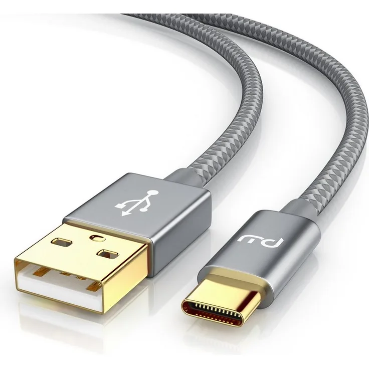 Primewire USB Typ C Ladekabel, 1m Adapterkabel für Smartphones & Tablets, bidirektionale Datenübertragung, hohe Langlebigkeit, kompatibel mit Samsung Galaxy S8, MacBook, Sony XZ und mehr