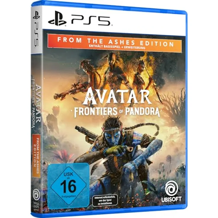 Ubisoft Avatar: Frontiers of Pandora From the Ashes Edition (PS5), Open-World-Spiel mit individueller Charaktergestaltung und Online-Koop