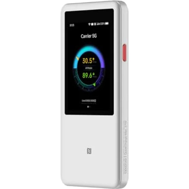 ZTE U60 Pro Mobiler 5G Router (MU5250), WiFi 7 Wingle Hotspot, 4,29 Gbit/s Downloadgeschwindigkeit, weiß – Bild 2