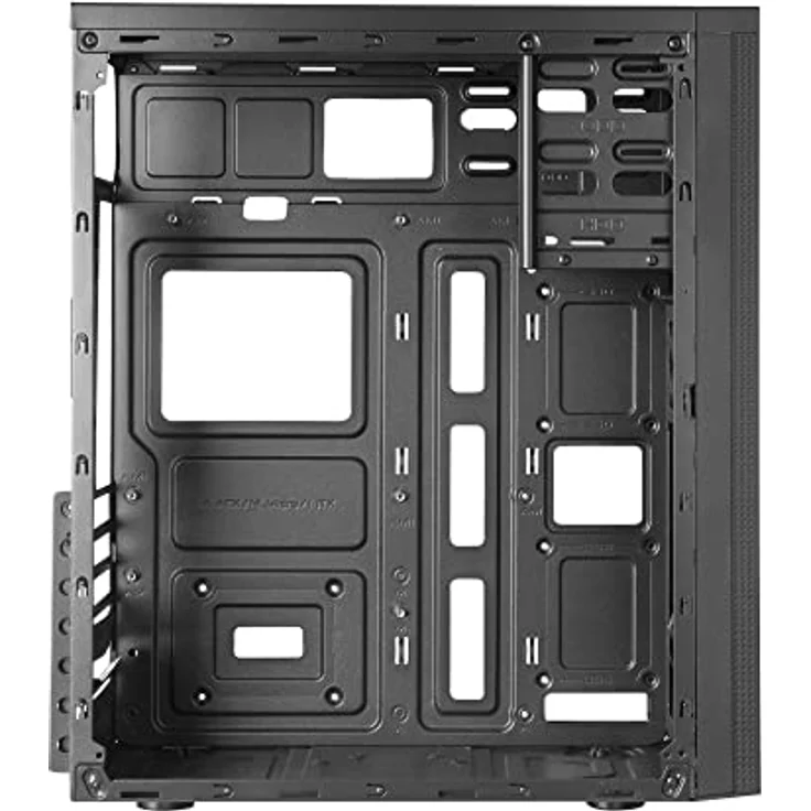 Tacens 2FERROX, ATX Semi-Tower PC Gehäuse aus Stahl, Schwarz, mit 12cm Lüfter, erweiterten Kapazitäten und Frontanschlüssen – Bild 5