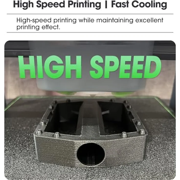 eSUN ePLA-CF Kohlefaser Gefüllt PLA Filament 1.75mm, Maßgenauigkeit +/- 0.03mm, 1KG Spule für FDM 3D Drucker, Lila – Bild 4