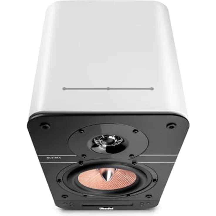 Teufel Ultima 25 Aktiv - Aktive Regallautsprecher mit Bluetooth und integriertem AV-Receiver, Dolby Audio, DAB+ und FM Radio, HDMI ARC CEC, Touch Slider - weiß - Preisvergleich – Bild 5
