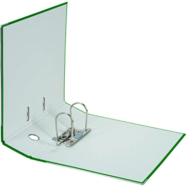 Falken Ordner 9984055, PP, A4, 8cm, Kunststoffordner, grün – Bild 2