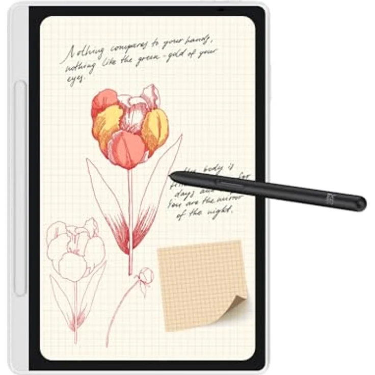 XPPen Magic Note Pad, Papier-Tablet mit 10,95-Zoll-Farbdisplay, 16K X3 Pro Stift, 3 Farbmodi, 1200 * 1920 Auflösung, 8000mAh Akku-Kapazität, Android 14 Betriebssystem - Schwarz – Bild 1