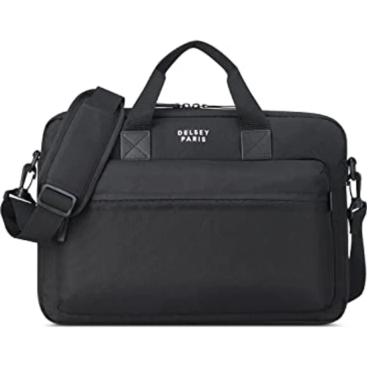 Delsey Maubert 2.0 Aktentasche 40 cm Laptopfach (18.11"), Notebooktasche, Schwarz – Bild 1