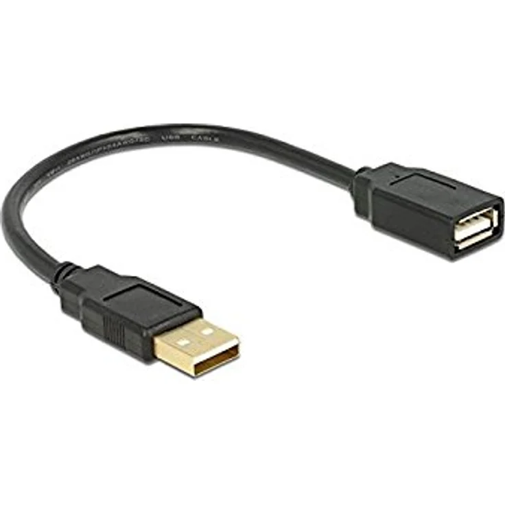 DeLOCK Extension cable USB2.0 - USB-Erweiterung - USB Typ A, 4-polig (M) - USB Typ A, 4-polig (W) - 15 cm (82457) – Bild 2